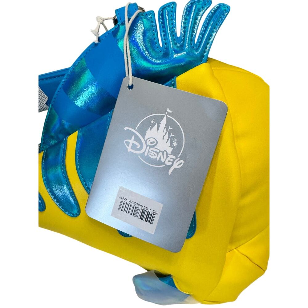 Disney Parks Loungefly Flounder Crossbody Little Mermaid 2026 NWT - Picture 9 of 9